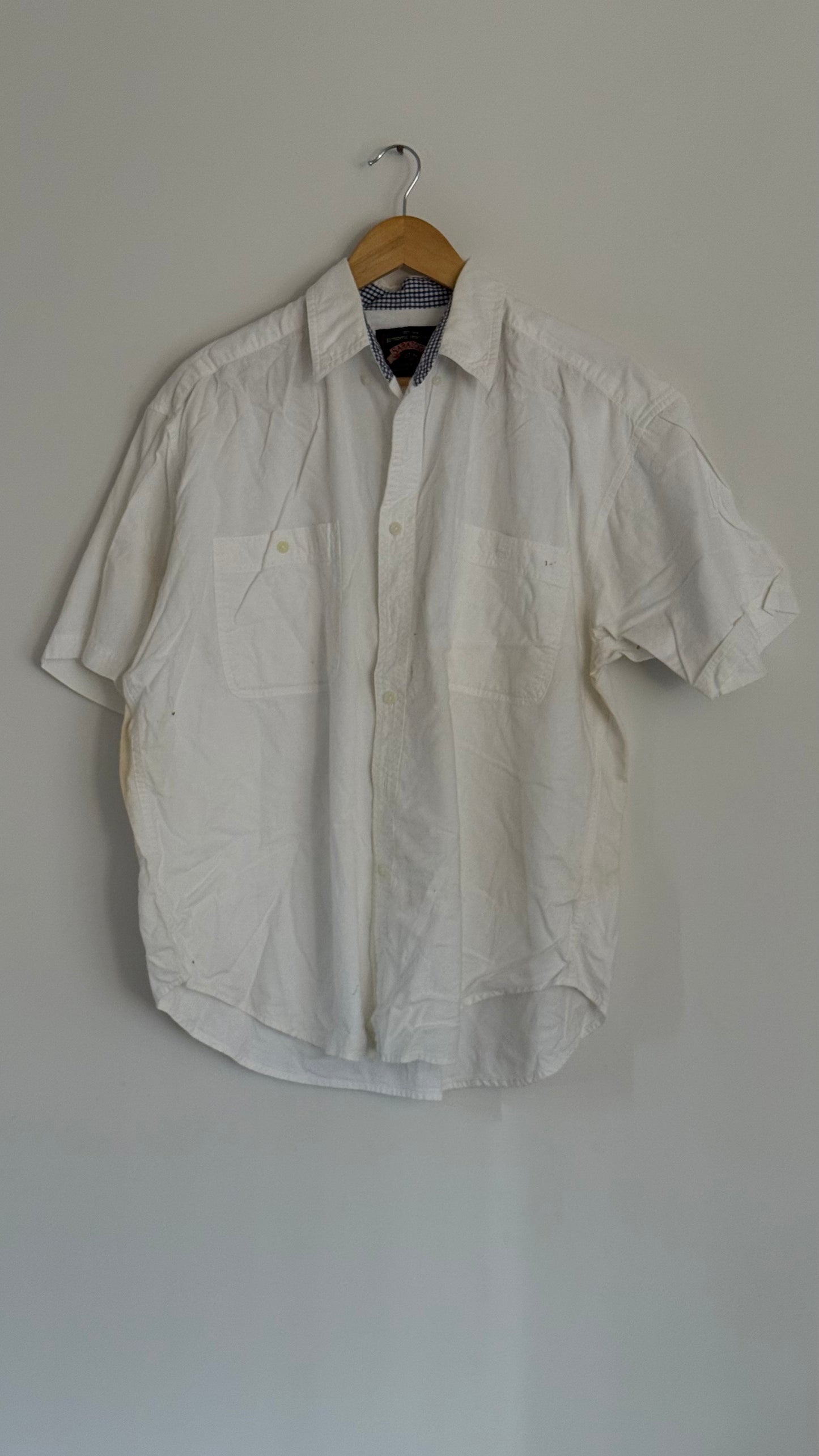 saratoga s/s button up, chest pockets
