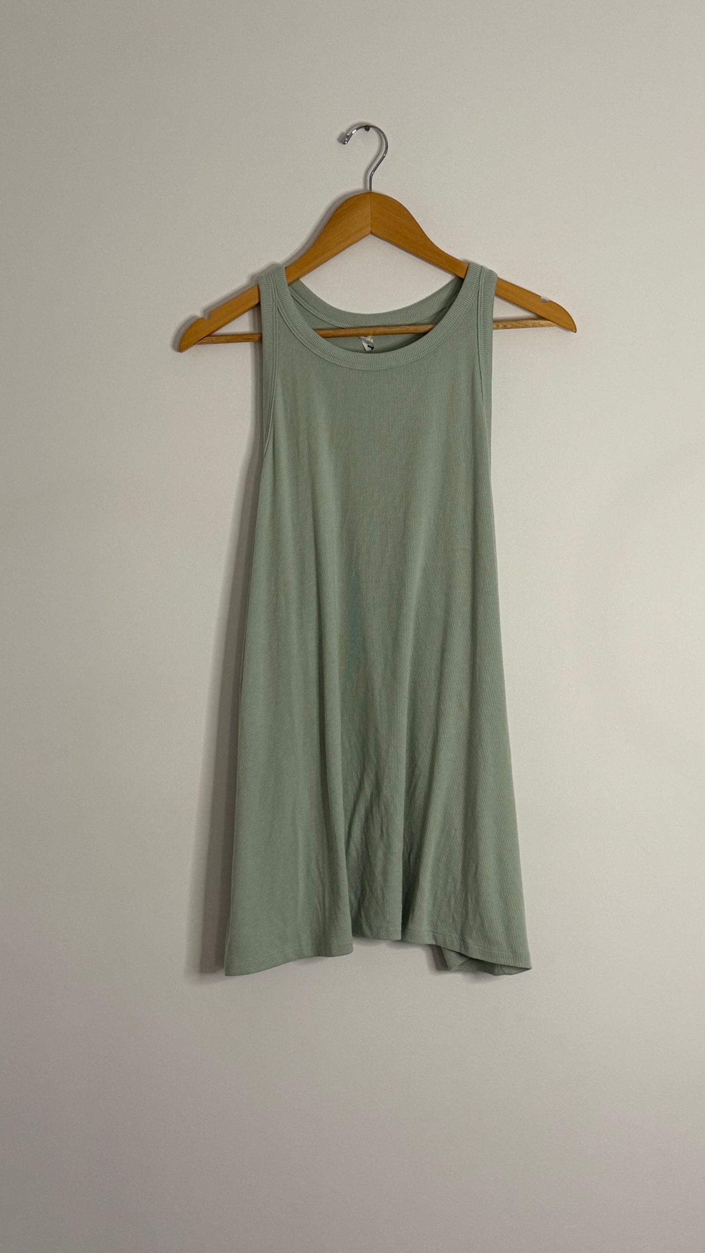 sea foam green muscle tank top