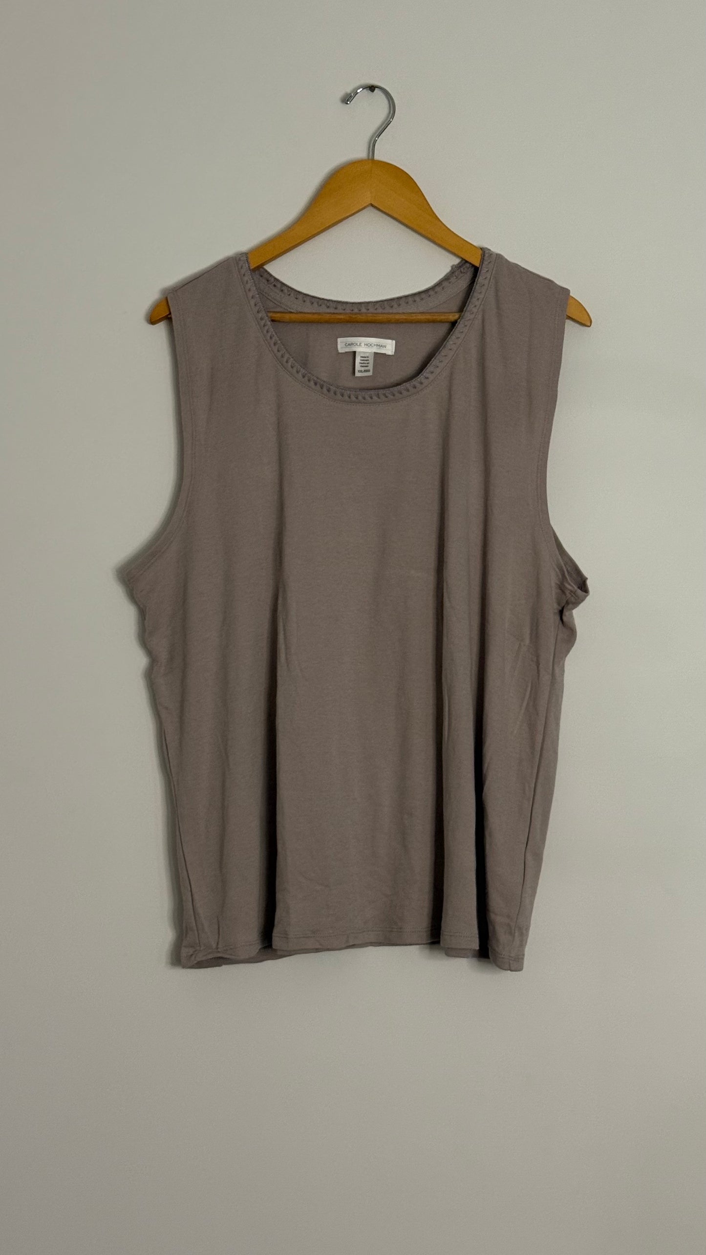 carole hochman mauve tank top