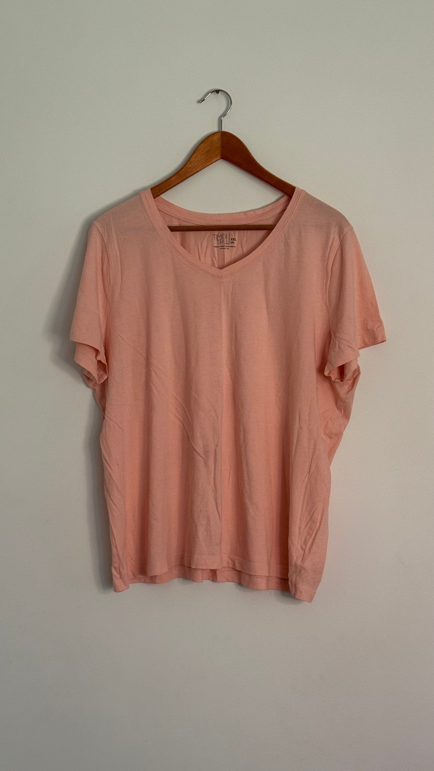 time and tru s/s pink tshirt
