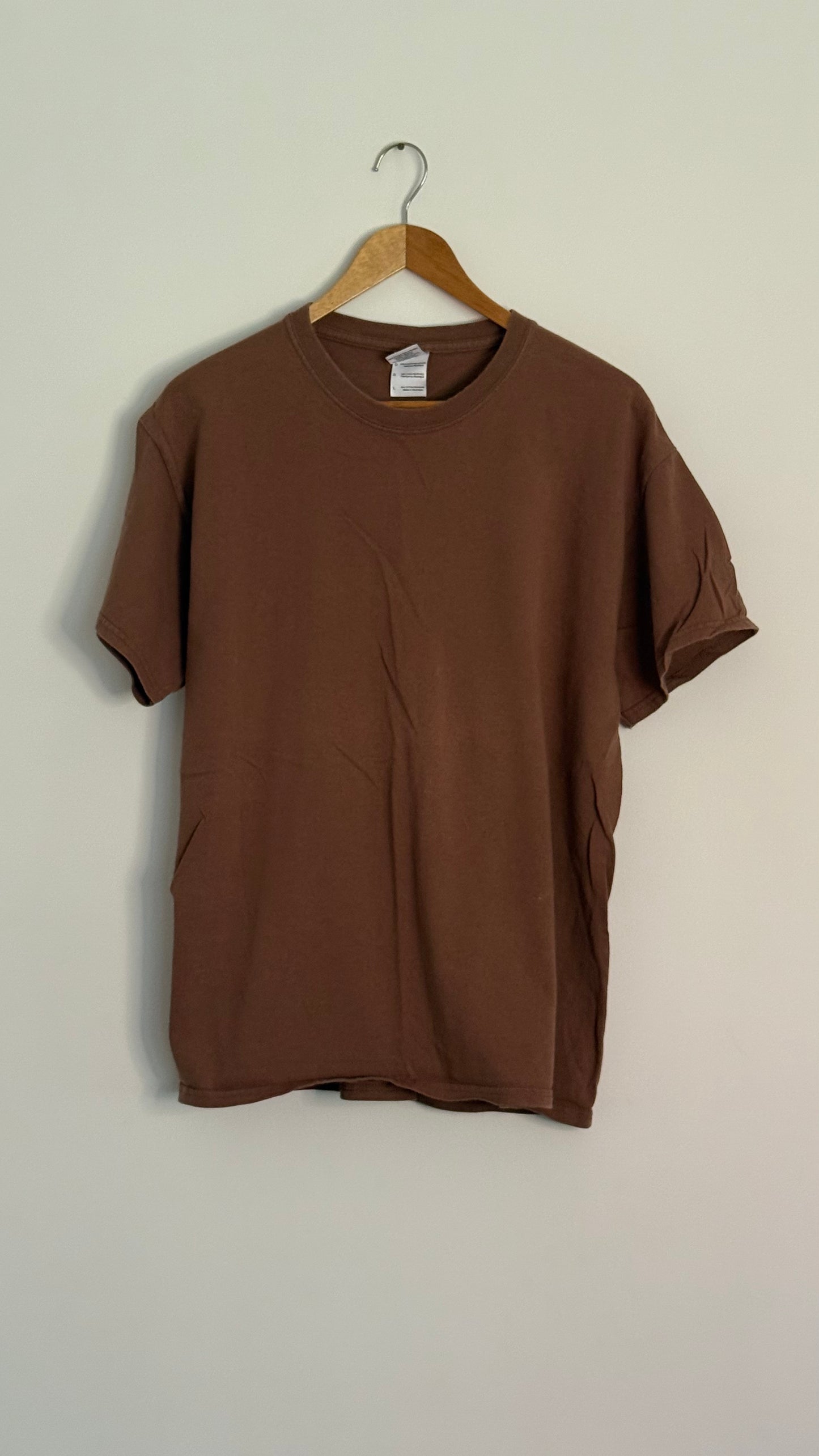 s/s brown tshirt, sunbleached