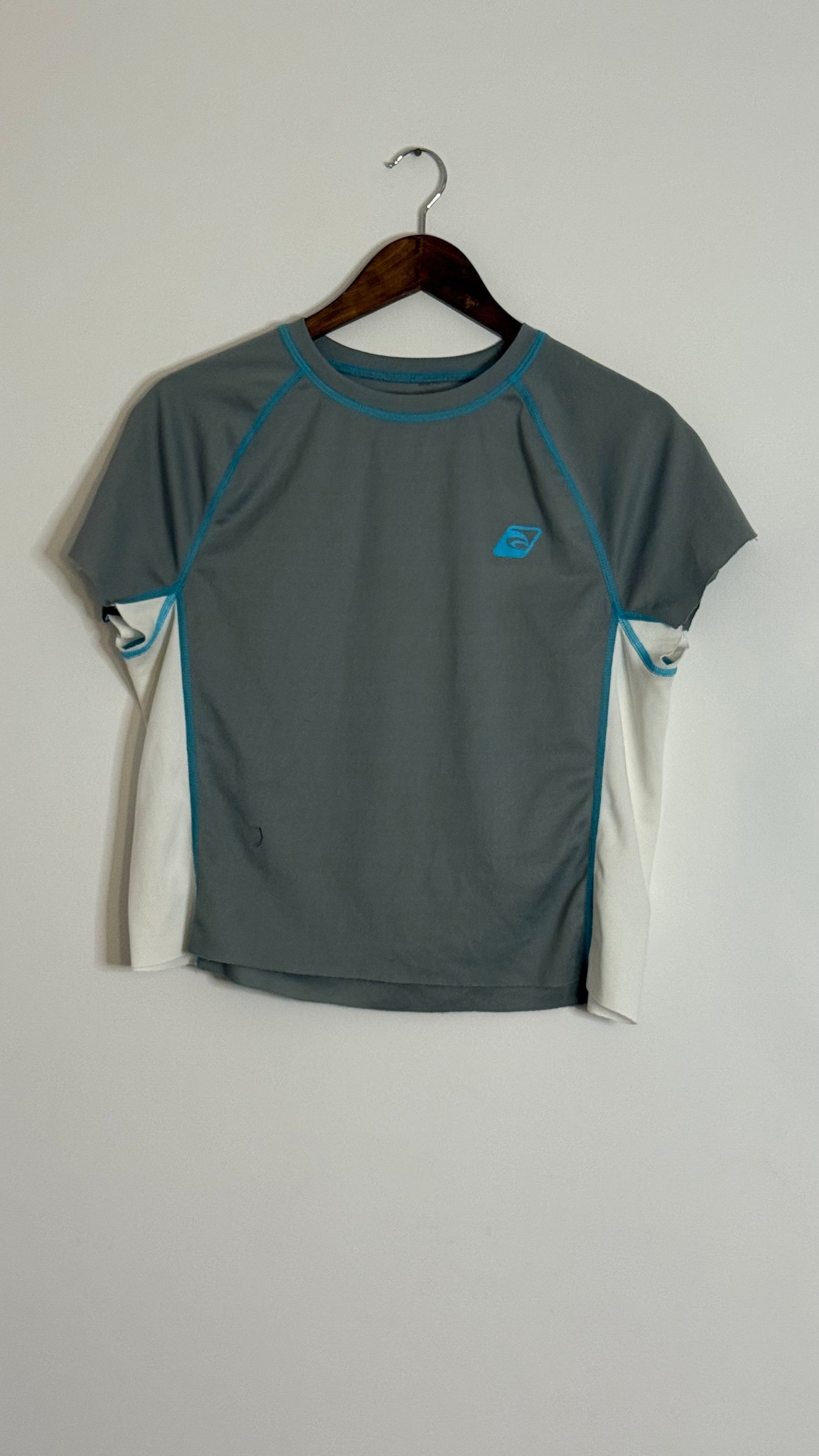 laguna s/s grey workout tshirt white sides
