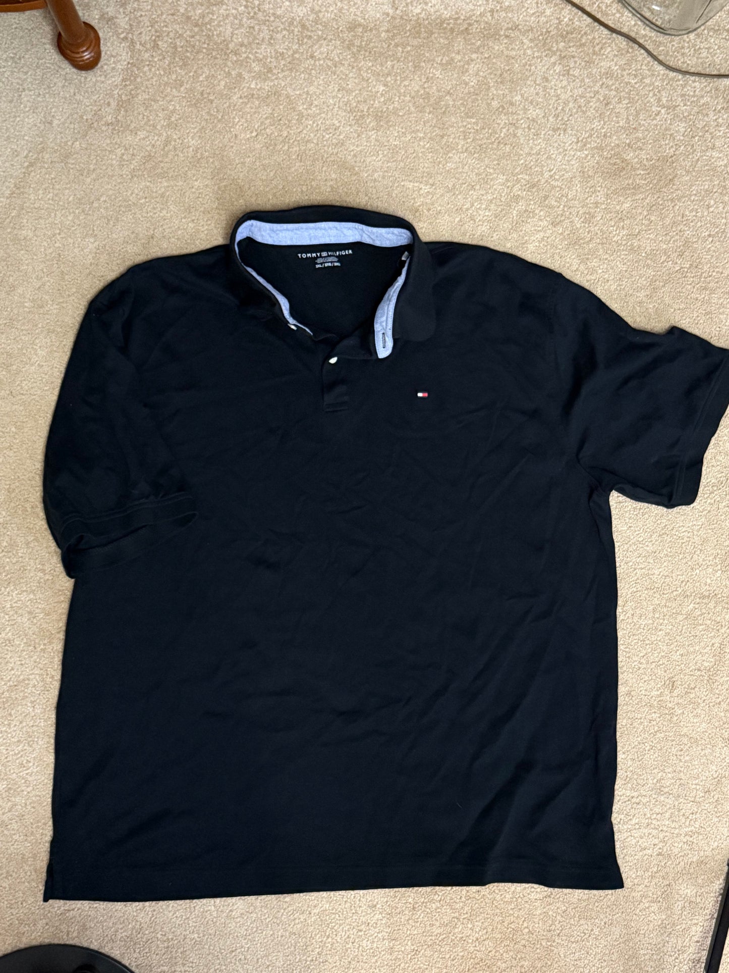 tommy hilfiger bleached polo