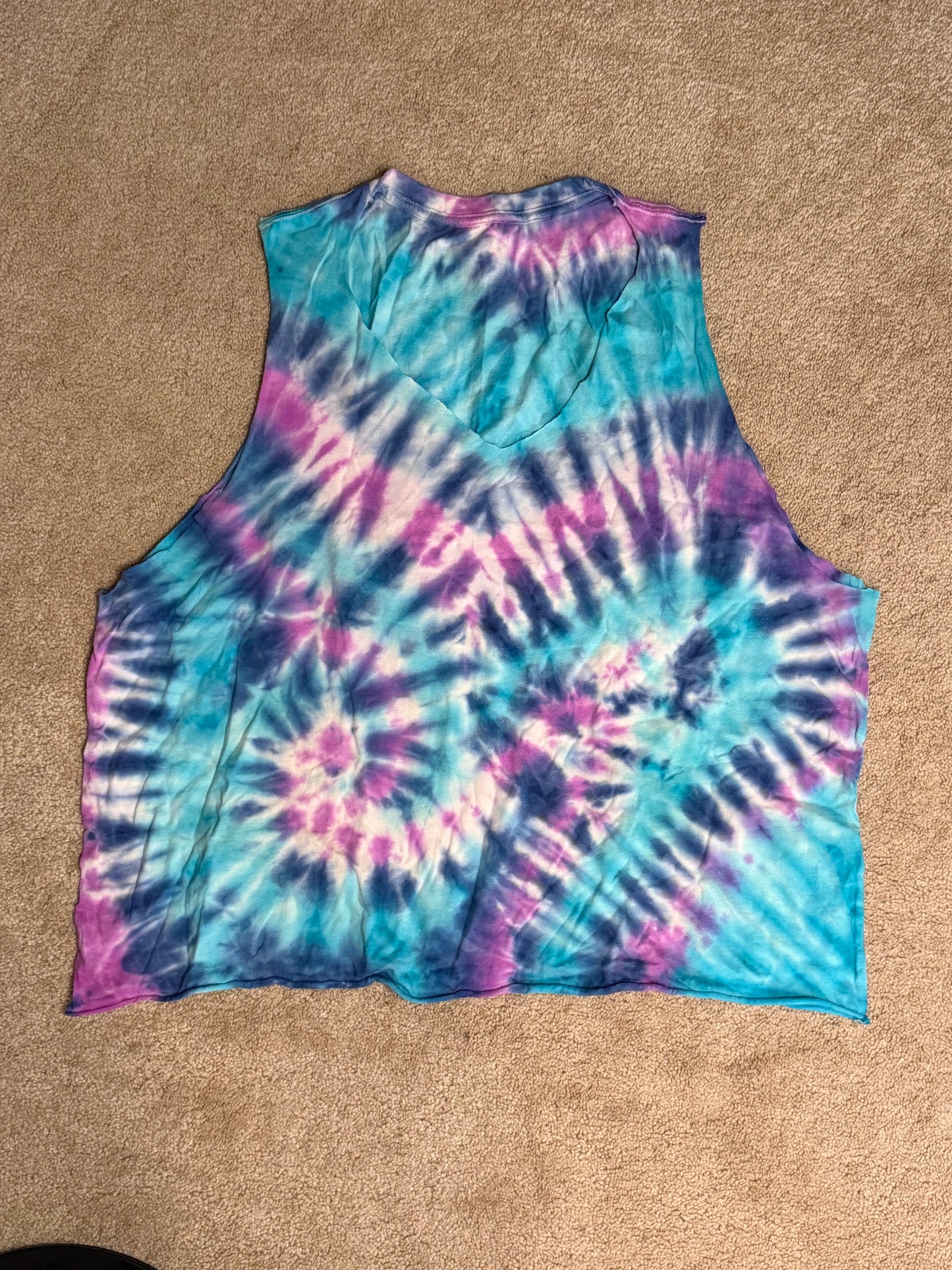 tank top sprial tie dye