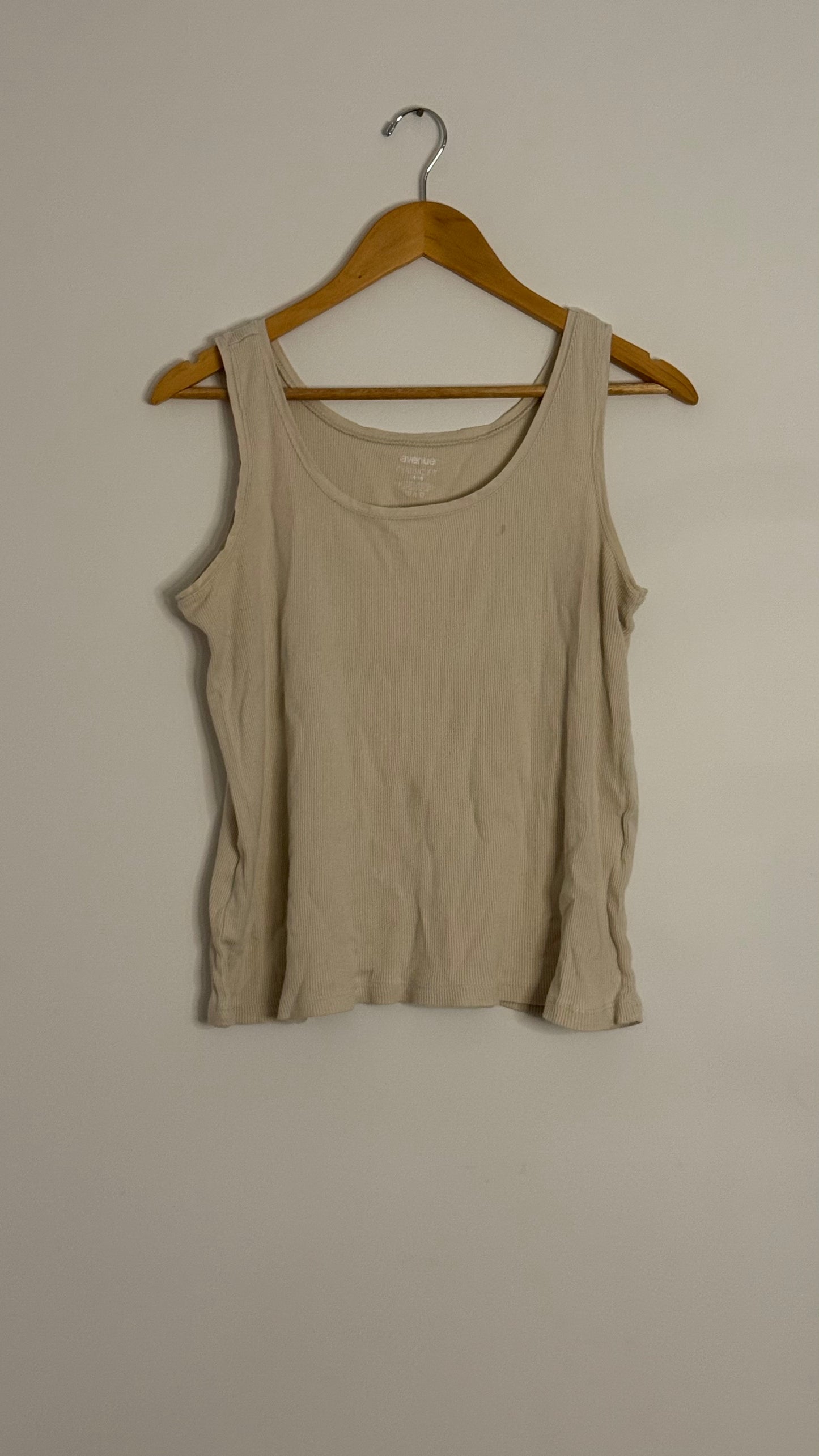 avenue ribbed tank top