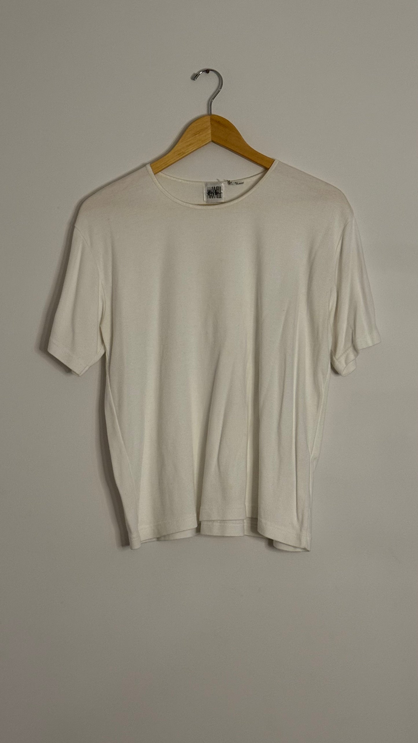 maxwell s/s sweater t-shirt white