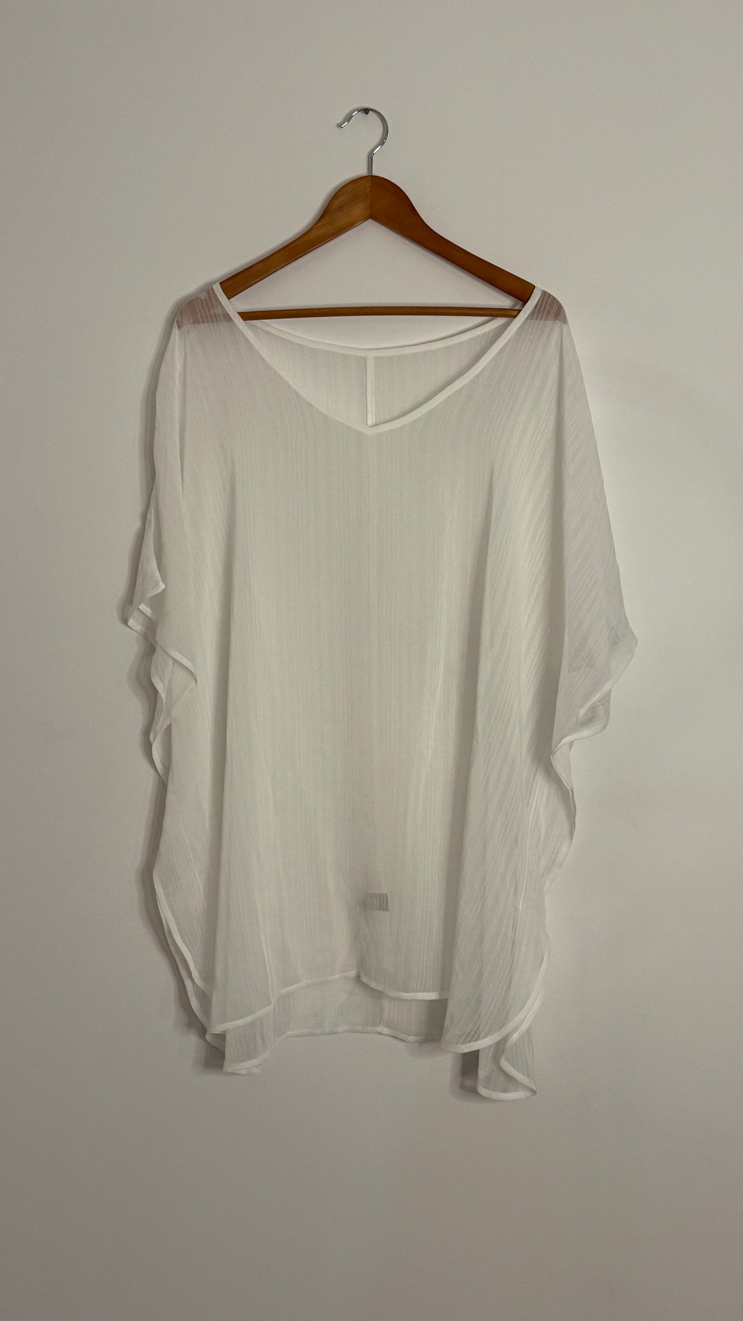 s/s chiffon beach cover up/dress