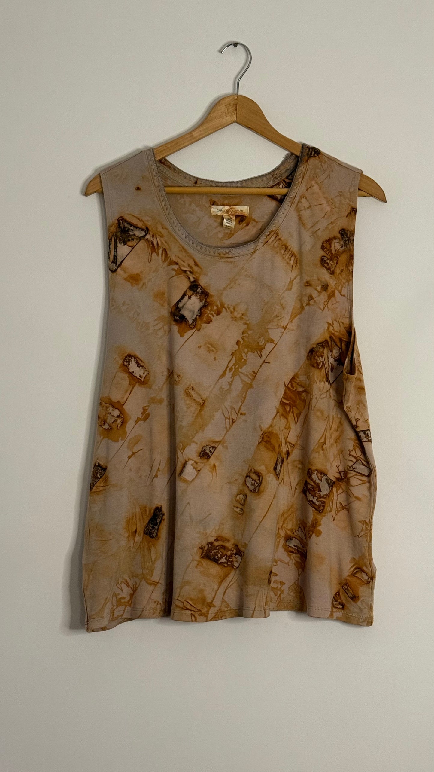 carole hochman mauve tank top