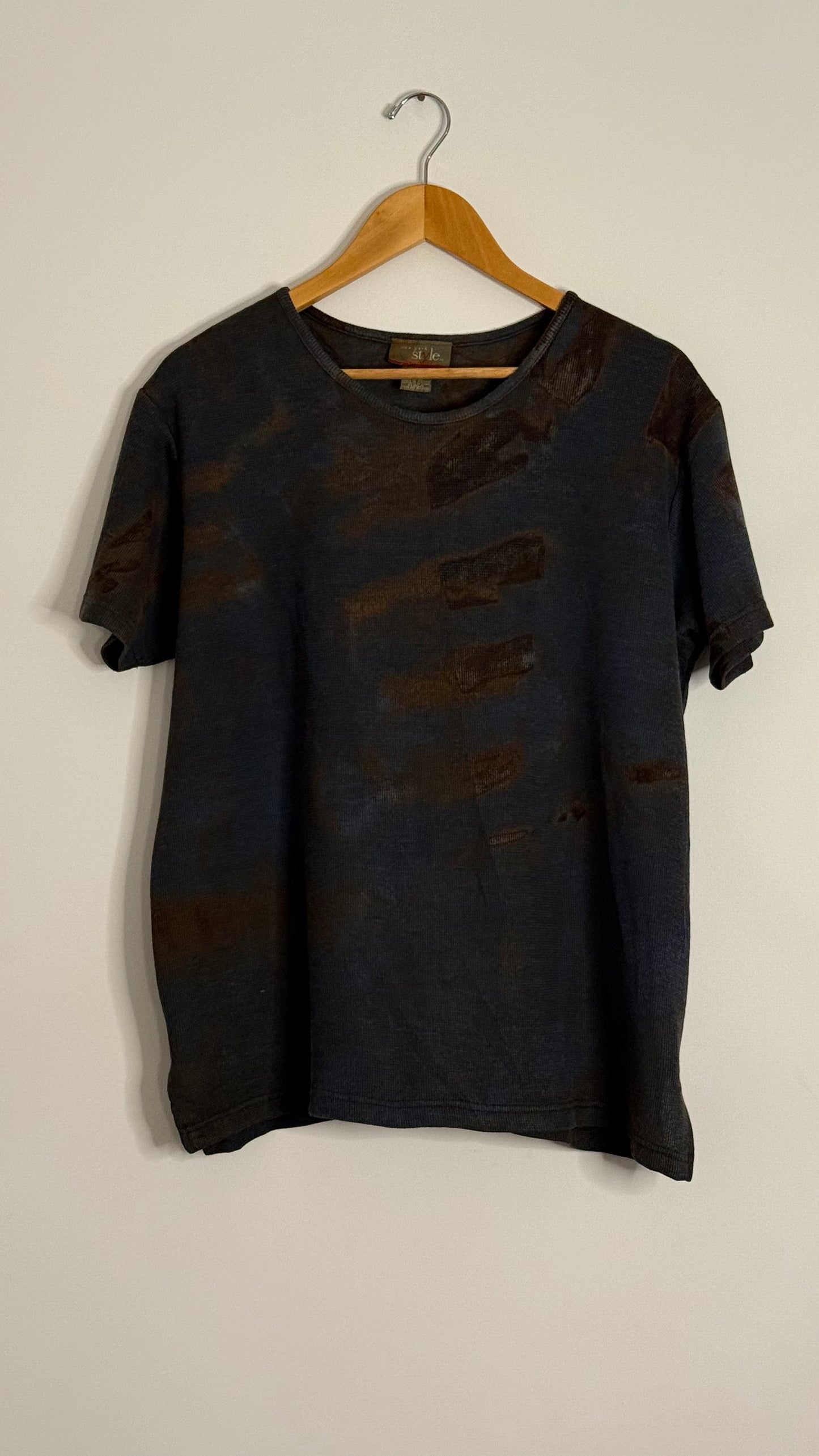 new york style navy sweater tshirt