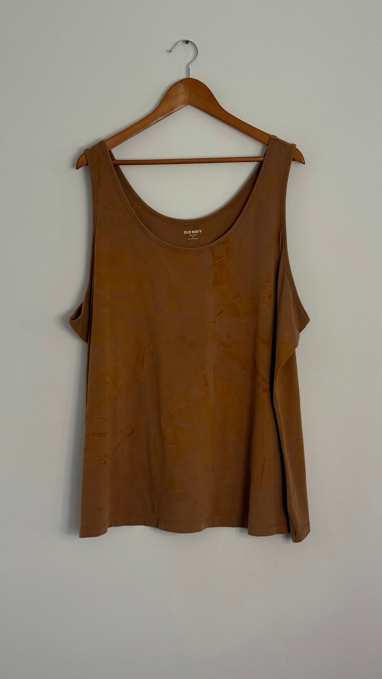 old navy fawn brown tank top