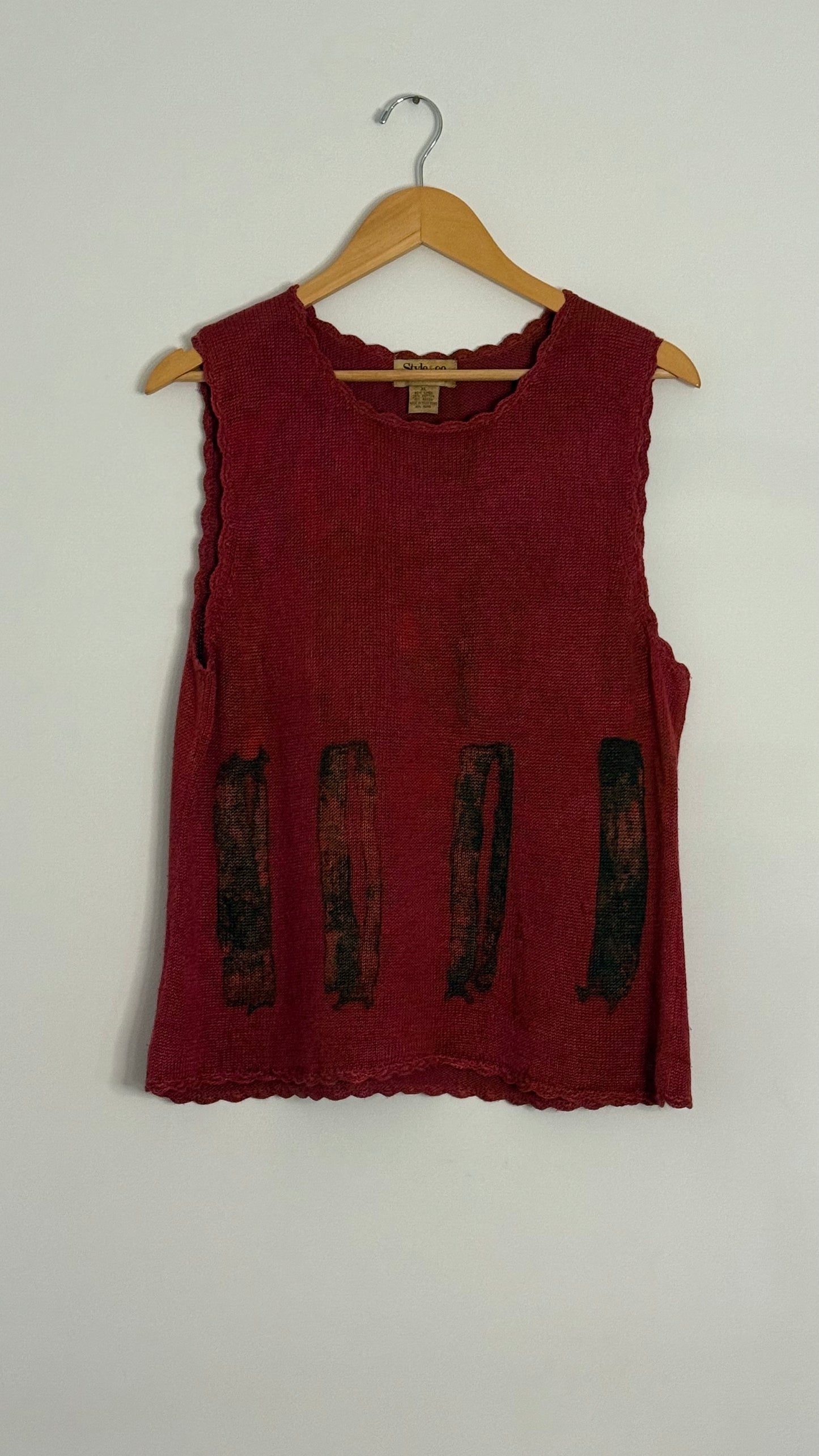 style & co. collection sweater tank top