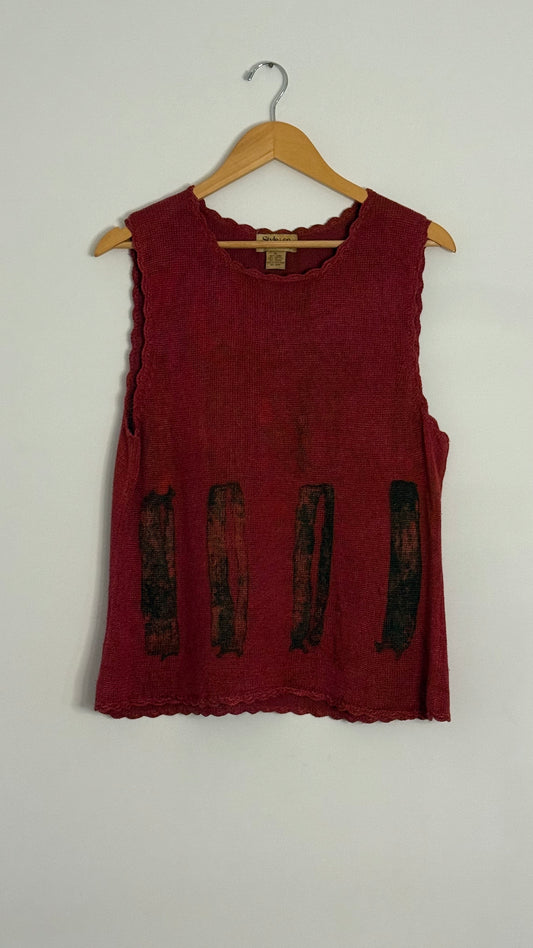 style & co. collection sweater tank top