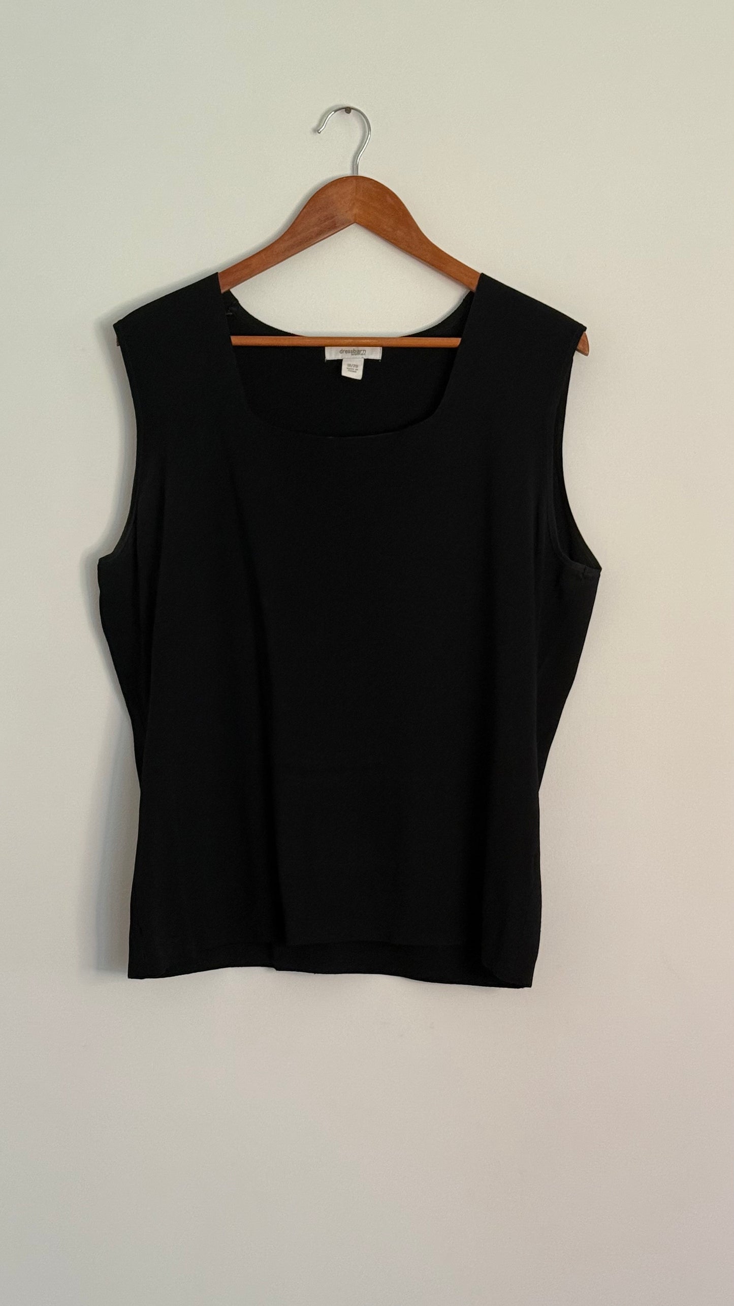 bleached knit tank top