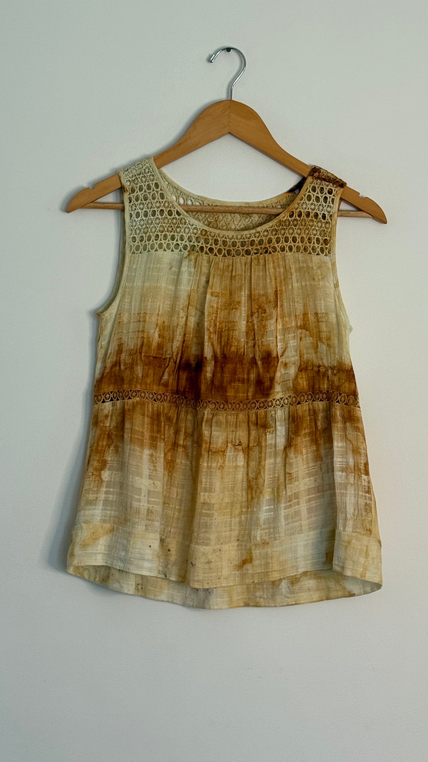 loft eyelet tank top white