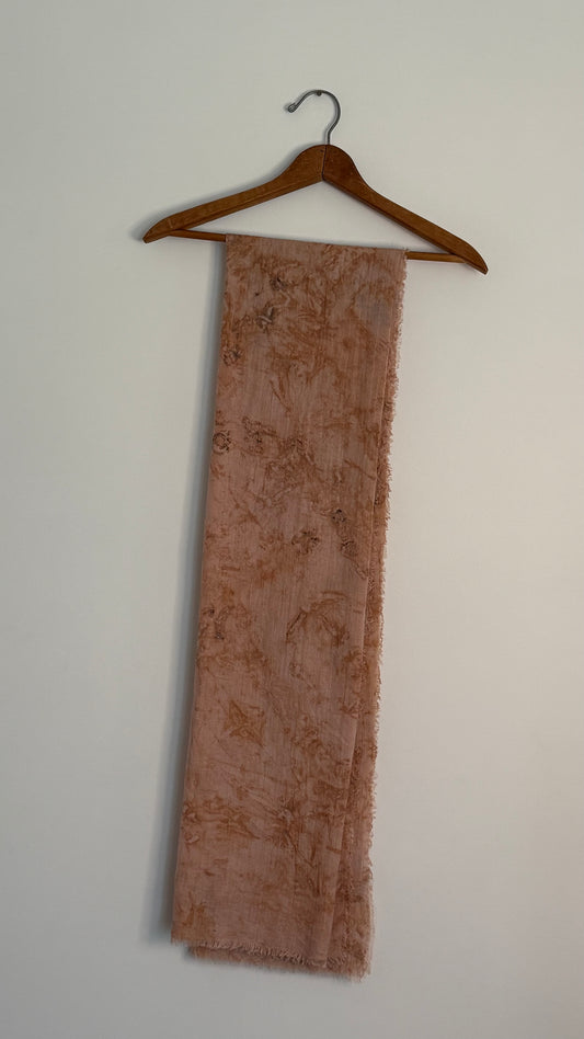 scarf pale pink