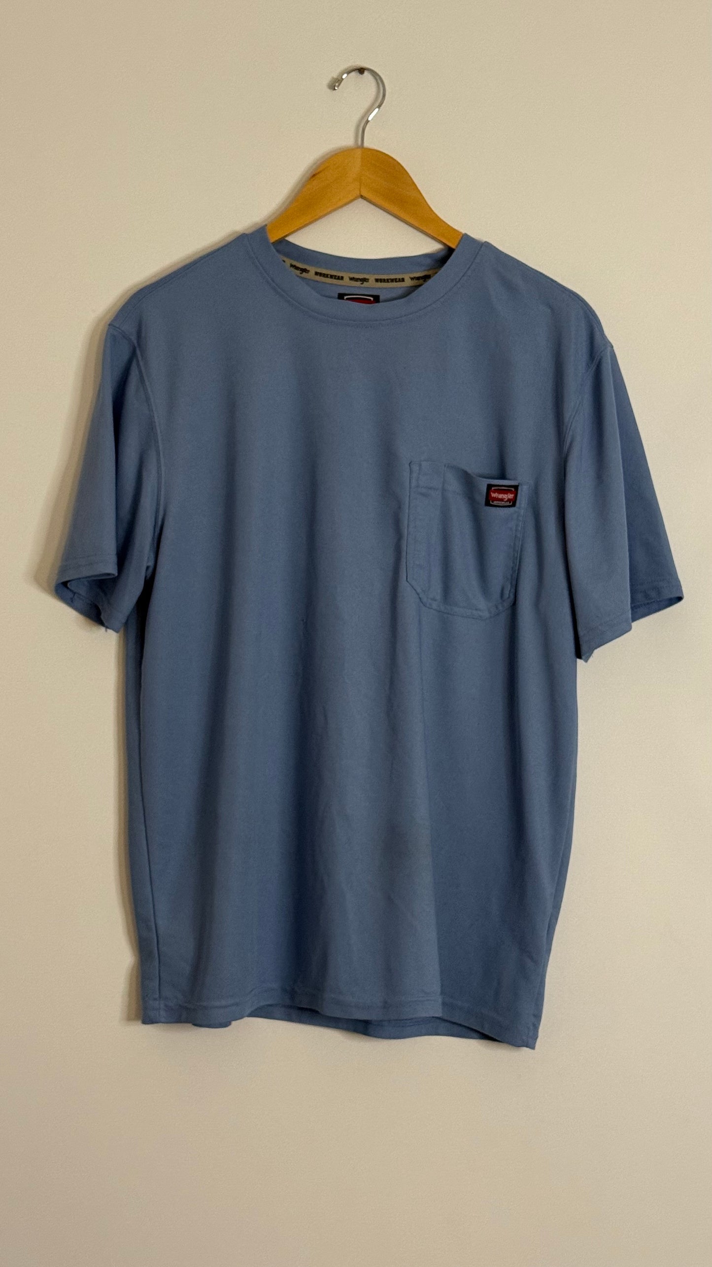 wrangler s/s blue mesh tshirt