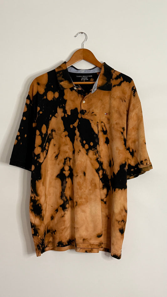 tommy hilfiger bleached polo