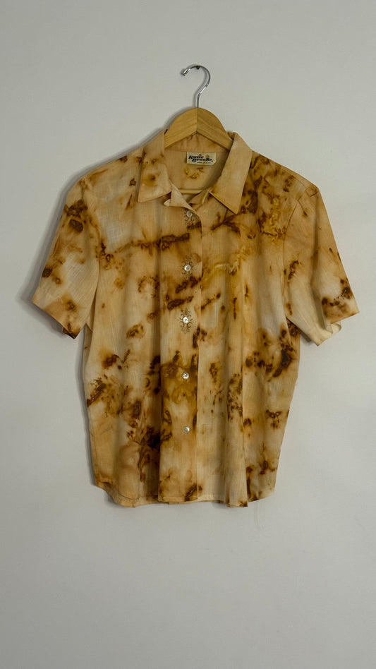 katie brooke s/s woven button up embroidery by buttons