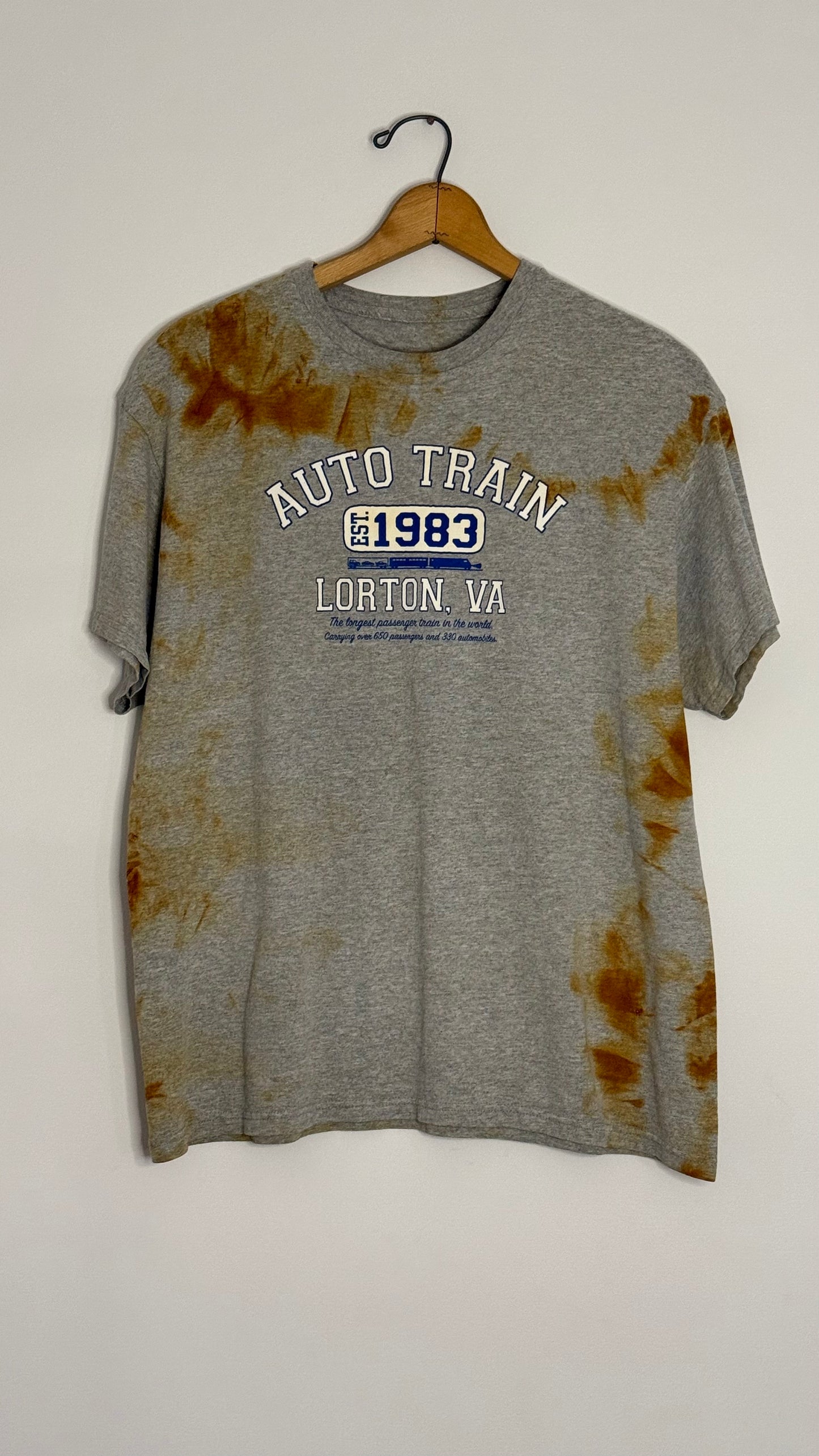 auto train s/s grey tshirt