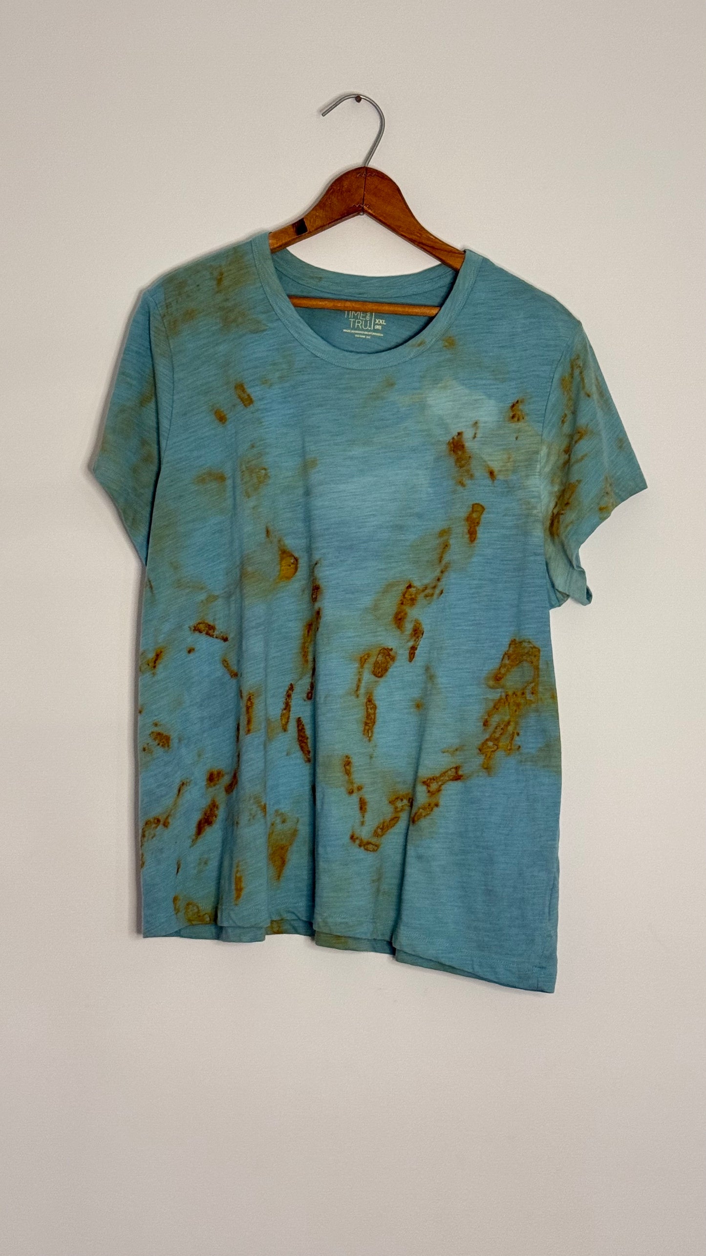 tru s/s teal blue tshirt
