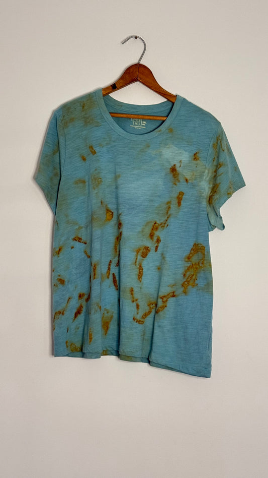 tru s/s teal blue tshirt
