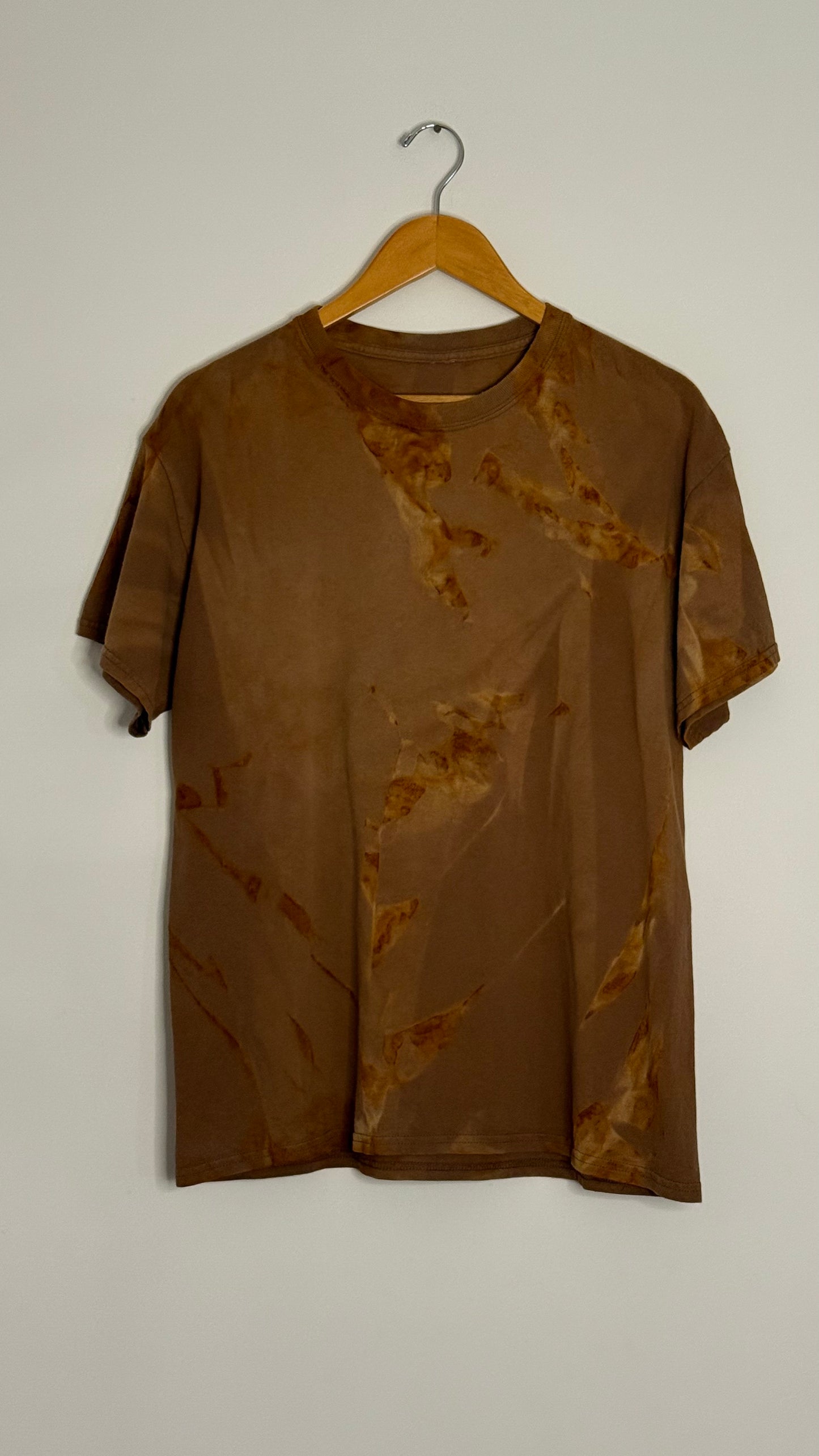 s/s brown tshirt, sunbleached